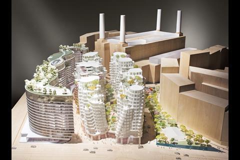 Southern aspect of Phase 3 Battersea Power Station development
